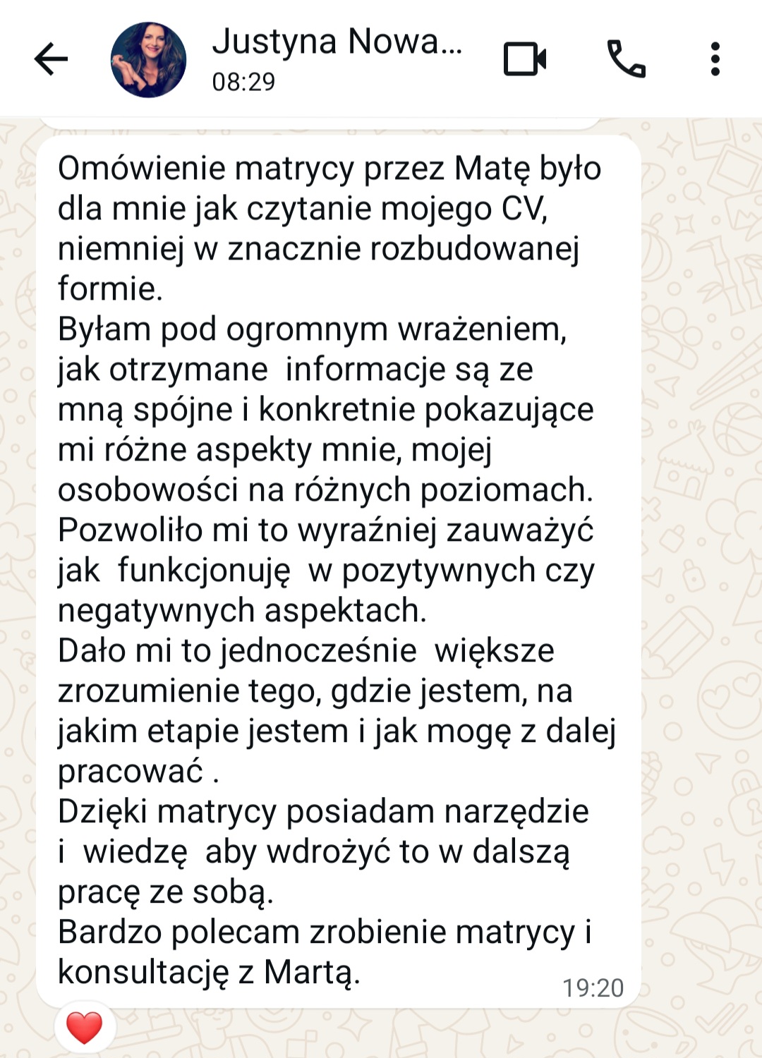 58 - Opinia Justyna N.